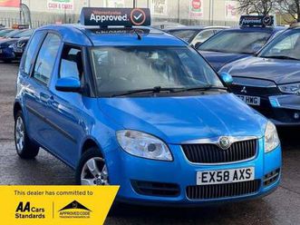 2008 skoda roomster 2 16v 105 auto mpv petrol automatic