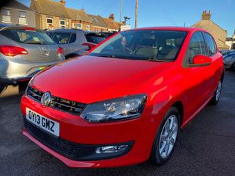 2013 volkswagen polo 1.4 match 5dr hatchback petrol manual
