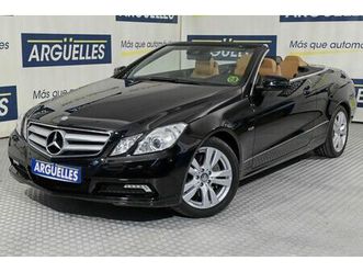 benz e 350 cdi cabrio avantgarde 230cv
