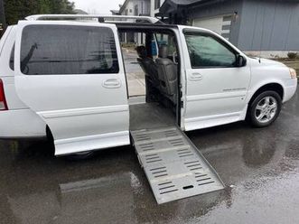 2007 chevrolet uplander mobility wheelchair accessible handicap