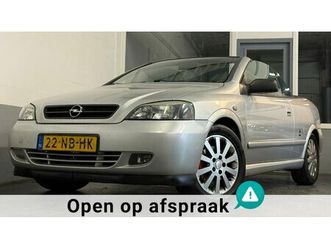opel astra cabriolet - 2.2-16v|nap|apk03-26|automaat|stoelvw|trekhaak|leder|