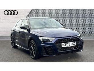 2025 audi a1 30 tfsi black edition 5dr s tronic