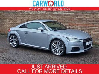 2015 audi tt 2.0t fsi quattro s line 2dr s tronic coupe petrol automatic