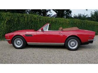1984 aston martin v8 volante rouge automatique, 3 vitesse...
