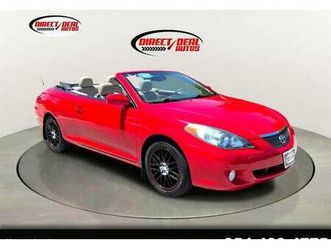 2005 toyota camry solara se convertible -- top works great!