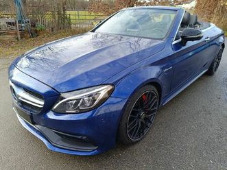 mercedes-benz amg c 63 s cabrio 4,0 v8 biturbo vollausstattung