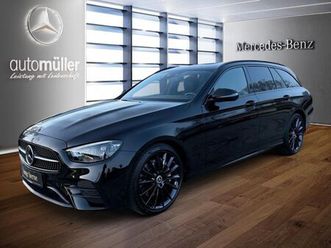 mercedes-benz e 400 d 4m t amg+ahk+night+distronic+multibeam++