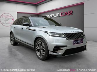 land rover range rover velar p380 3.0 scv6 r-dynamic/entretien land rover /carplay/sieges chauffant/toit ouvrant/meridian...