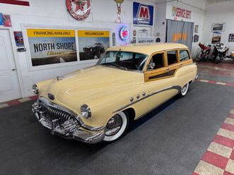 1952 buick super - estate wagon woody - modern a/c -see video