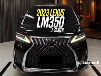 2023 lexus lm 350 3.5 7 seater mpv black hitam lm350 7seater