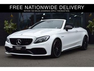 2018 mercedes-benz c class c63 s premium 2dr auto convertible petrol automatic