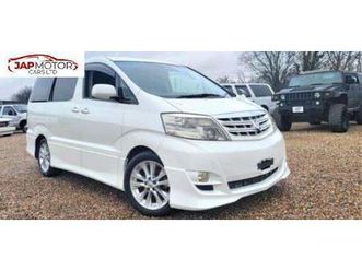 fresh import late 2007 toyota alphard 3 v6 vvt-i auto pearl white ulez free