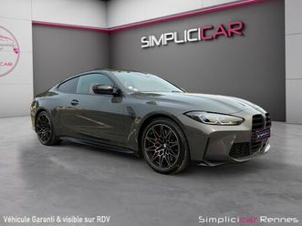 bmw m4 competition coupe g82 510 bva8 - toit ouvrant - camera 360 - sièges chauffants et ventilés - carplay - harman kardon...