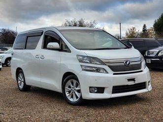 2013 fresh import toyota vellfire alphard l pkg 3.5 v6 auto 7 seater ulez free