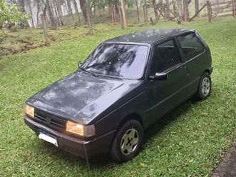 uno mille 1996 - raridade! ar de fábrica + vidros elétricos