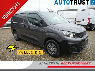 peugeot e-partner - 50kwh l2 3-zits haak mooie bus