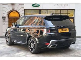 2021 21 land rover range rover sport 2.0 p400e 13.1kwh hse silver suv 5dr petrol