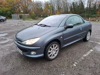 2005 peugeot 206 1.6 allure 2dr tip auto [ac] convertible petrol automatic
