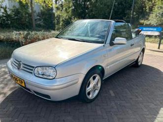 prachtige volkswagen golf 1.8 cabriolet 55kw 1999 grijs — volkswagen — marktplaats