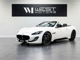 maserati grancabrio sport 4.7 v8 460 bva – immat france ja 20 sieges régulateur de vitesse