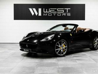 ferrari california 4.3 v8 460 ch – immat france peinture nero-magneride-sièges électriques-aide au parking