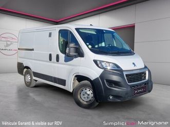 peugeot boxer fourgon tole 333 l1h1 bluehdi 140 ss asphalt / gps / radars arrière / camera de recul / garantie 12 mois
