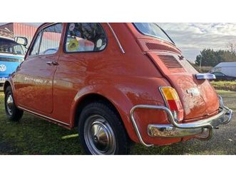 1972 fiat 500 orange manuel, 4 vitesses conduite à gauche...
