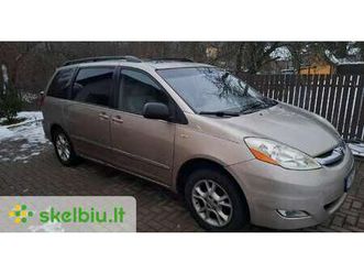 toyota sienna, 2006, 3,3l +dujos, 4x4