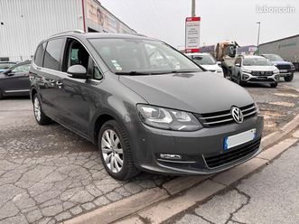 volkswagen sharan iii 2.0 tdi bluemotion dsg6 140 cv boîte auto suivi/carat/camera/sieges chauff..1