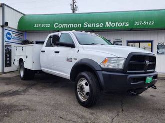 sale! 1 owner! 2015 ram 5500 4x4 service body low miles!