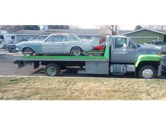 1996 gmc kodiak rollback tow truck trade for 60s classic car
