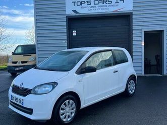 skoda citigo 1.0 mpi 60 active citadine, blanc, 3 cv, 3 portes
