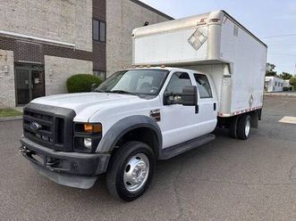 2008 ford f-450 f450 box truck turbo diesel pwr lift 44k mls!
