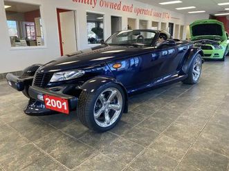 2001 plymouth prowler roadster, leather, clean carfax, like new!