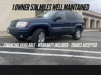 clean 1 owner 2001 jeep grand cherokee limited 4.7l v8 53k miles
