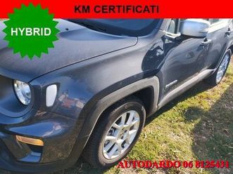 jeep renegade 1.5 turbo t4 mhev limited km zero