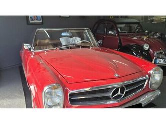 1965 mercedes sl class rouge automatique, 4 vitesses cond...