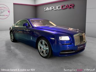 rolls royce wraith wraith 632ch, caméra ar, ciel etoiler, radar complet, siège chaufant/à mémoire, garantie 12 mois.