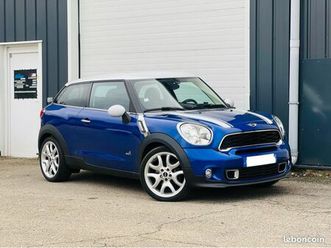 mini paceman 1.6 184 ch cooper s pack all4 , boite automatique , bleu , intèrieur cuir noir du 24/04/2014 , 99000 km