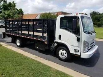 2021 chevrolet 4500 lcf diesel 16' stake bed truck with tuck-away lift