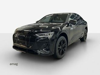 e-tron sportback 55 s line black edition