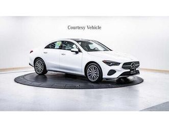 used 2025 mercedes-benz cla 250 4matic
