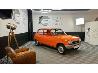 1975 renault 5 orange manuel, 4 vitesses conduite à gauch...