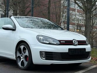 volkswagen golf vi cabriolet gti leder navi led