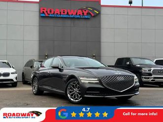 2024 genesis g80 2.5t advanced heated+ventilated seats i leat...