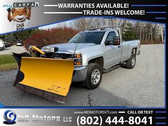 2018 chevrolet silverado 2500hd 2500 hd 2500-hd work truck 4x4 4 x 4 4