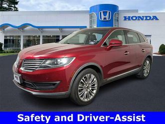 used 2018 lincoln mkx reserve