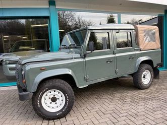 land rover defender 2.2d 110 e crew cab 4x4 5-pers, led, airco, trhaak