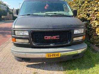 prijs omlaag! gmc savana grijs kenteken camper lpg benzine — bestelauto's — marktplaats