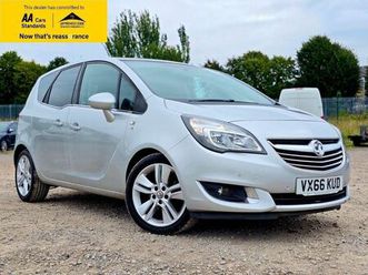 vauxhall meriva 1.4i turbo se mpv 5dr petrol auto euro 6 (120 ps)